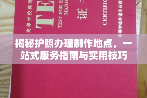 顺庆揭秘护照办理制作地点，一站式服务指南与实用技巧