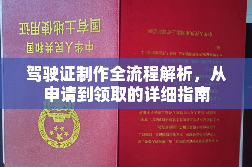 顺庆驾驶证制作全流程解析，从申请到领取的详细指南